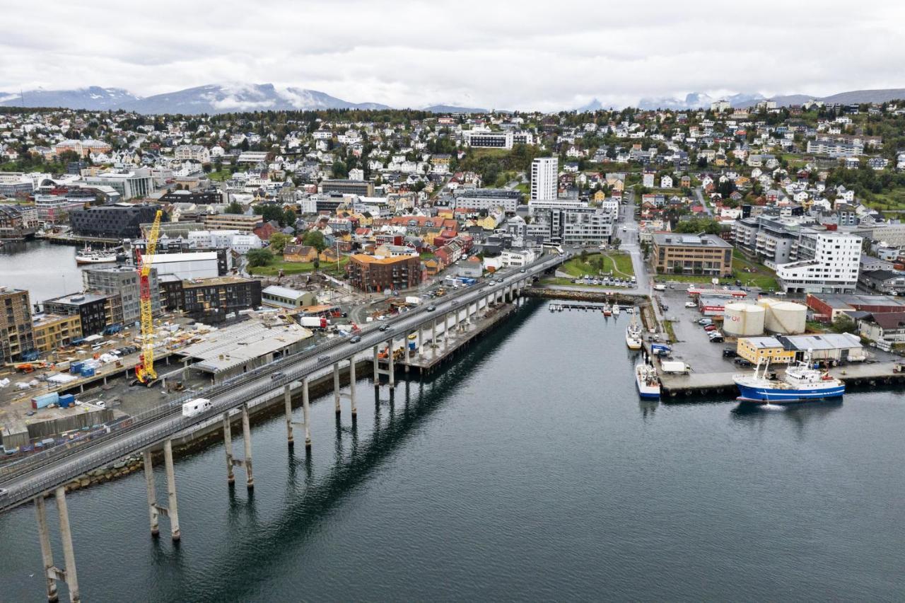 Toppleilighet Med Utsikt I Sentrum Nord Tromsø Dış mekan fotoğraf